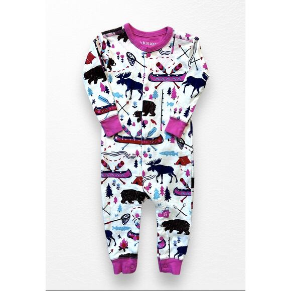 Little Blue House (Hatley) Happy Camper Onesie, 6-12 Months - Picture 1 of 6